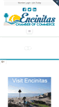 Mobile Screenshot of encinitaschamber.com