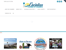 Tablet Screenshot of encinitaschamber.com